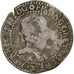 Frankreich, Henri III, 1/2 Franc au col plat, 1587, Rouen, Silber, S