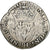 Francia, Charles IX, Teston aux 2 C couronnés, 1564, La Rochelle, Argento, B+