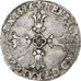 France, Henri IV, 1/4 Ecu, 1596, Bayonne, Argent, TTB, Gadoury:597