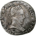 Francja, Henri III, Franc au Col Plat, 1576, Nantes, Srebro, VF(30-35)