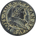 Francia, Louis XIII, Double Tournois, 1631, Tours, Rame, BB, Gadoury:9a