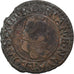 Francia, Louis XIII, Double Tournois, 1616, Nantes, Rame, MB+, Gadoury:6