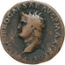 Nero, As, 62-68, Lyon - Lugdunum, Bronze, VF(20-25), RIC:546