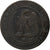 Frankreich, Napoleon III, 10 Centimes, 1856, Marseille, Transformed, Bronze, S+