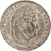 Francia, Louis-Philippe I, 5 Francs, 1837, Paris, Plata, MBC, Gadoury:678