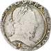 França, Henri III, 1/2 Franc au col plat, 1578, Nantes, Prata, F(12-15)