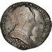 Francia, Henri III, Franc au Col Plat, 1584, Amiens, Plata, BC+, Gadoury:496