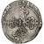 Francia, Henri III, Franc au Col Plat, 1584, Amiens, Plata, BC+, Gadoury:496