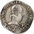 França, Henri III, Franc au Col Plat, 1581, Bordeaux, Prata, VF(30-35)