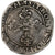 França, Henri III, Franc au Col Plat, 1581, Bordeaux, Prata, VF(30-35)