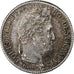 France, Louis-Philippe I, 1/2 Franc, 1831, Paris, Silver, AU(55-58), Gadoury:408