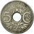 Monnaie, France, Lindauer, 5 Centimes, 1919, TTB, Copper-nickel, KM:865
