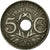 Moneta, Francja, Lindauer, 5 Centimes, 1931, EF(40-45), Miedź-Nikiel, KM:875