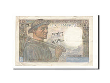Biljet, Frankrijk, 10 Francs, 10 F 1941-1949 ''Mineur'', 1946, 1946-12-19, TB