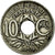 Moneta, Francja, Lindauer, 10 Centimes, 1919, VF(20-25), Miedź-Nikiel, KM:866a