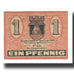 Banknote, Germany, Zeulenroda, 1 Pfenning, personnage, 1920, 1920-01-01