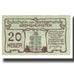 Billet, Autriche, Kremsmunster, 20 Heller, Batiment, 1920, 1920-12-31, NEUF