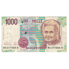 Geldschein, Italien, 1000 Lire, 1990, 1990-10-03, KM:114a, S