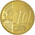 France, 10 Euro Cent, 2007, Paris, BE, MS(65-70), Brass, KM:1410