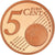 Francja, 5 Euro Cent, 2008, Paris, Proof / BE, MS(65-70), Miedź platerowana