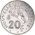 Münze, Neukaledonien, 20 Francs, 2001, Paris, STGL, Nickel, KM:12