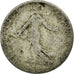 Moneda, Francia, Semeuse, 50 Centimes, 1910, Paris, BC+, Plata, KM:854