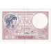 France, 5 Francs, Violet, 1939-08-03, T.59961, UNC(60-62)