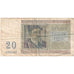 Belgia, 20 Francs, 1956-04-03, VF(20-25)