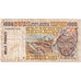 West African States, 1000 Francs, VF(20-25)