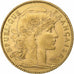 Francia, 10 Francs, Marianne, 1901, Paris, Oro, BB, Gadoury:1017, KM:846