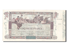 France, 5000 Francs, Flameng, 1918-01-12, W.10, VF 30, PMG