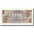 Biljet, Groot Bretagne, 5 New Pence, Undated (1952), Undated, KM:M44a, NIEUW