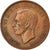 Moneda, Gran Bretaña, George VI, Penny, 1937, MBC, Bronce, KM:845