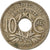 Moneta, Francja, Lindauer, 10 Centimes, 1923, Paris, VF(30-35), Miedź-Nikiel