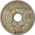 Moneta, Francja, Lindauer, 10 Centimes, 1925, Paris, EF(40-45), Miedź-Nikiel