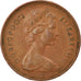 Coin, Great Britain, Elizabeth II, New Penny, 1973, EF(40-45), Bronze, KM:915