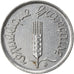 Moneda, Francia, Épi, Centime, 1968, Paris, MBC+, Acero inoxidable, KM:928