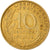 Moneta, Francja, Marianne, 10 Centimes, 1972, Paris, VF(30-35), Aluminium-Brąz