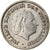 Moeda, Países Baixos, Juliana, 10 Cents, 1951, AU(55-58), Níquel, KM:182