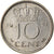 Moeda, Países Baixos, Juliana, 10 Cents, 1951, AU(55-58), Níquel, KM:182