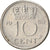 Moeda, Países Baixos, Juliana, 10 Cents, 1968, EF(40-45), Níquel, KM:182