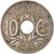 Munten, Frankrijk, Lindauer, 10 Centimes, 1923, FR, Copper-nickel, KM:866a