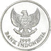 Moneda, Indonesia, 100 Rupiah, 1999, SC, Aluminio, KM:61