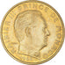Moneta, Monaco, Rainier III, 20 Centimes, 1962, AU(55-58), Aluminium-Brąz