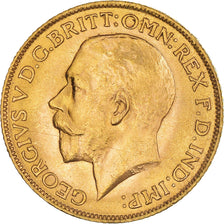 Moeda, Grã-Bretanha, George V, Sovereign, 1911, London, Souverain, MS(60-62)