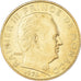 Moneda, Mónaco, Rainier III, 20 Centimes, 1974, BC+, Aluminio - bronce, KM:143