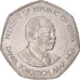 Coin, Kenya, 5 Shillings, 1994, British Royal Mint, AU(50-53), Nickel plated