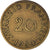 Coin, SAARLAND, 20 Franken, 1954, Paris, EF(40-45), Aluminum-Bronze, KM:2