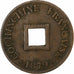 FRANS COCHIN CHINA, Sapèque, 1879, Paris, Bronzen, ZF, KM:TS1