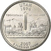 Stati Uniti, Quarter, 2007, U.S. Mint, Rame ricoperto in rame-nichel, SPL